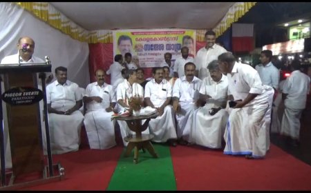 കേരള കോൺഗ്രസ് ജില്ലാ പ്രസിഡന്റ് പ്രൊഫ .എം.ജെ ജേക്കബ്ബ് നയിക്കുന്ന ജില്ലാ ഗോൾഡൻ ജൂബിലി സന്ദേശ യാത്രയുടെ ആദ്യ ദിനം പാറത്തോട്ടിൽ സമാപിച്ചു