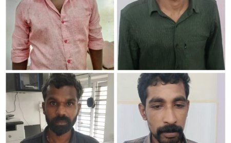 മുക്കുപണ്ടം പണയപ്പെടുത്തി പണം തട്ടിയെടുത്തു : നാല് യുവാക്കൾ കട്ടപ്പനയിൽ പിടിയിലായി