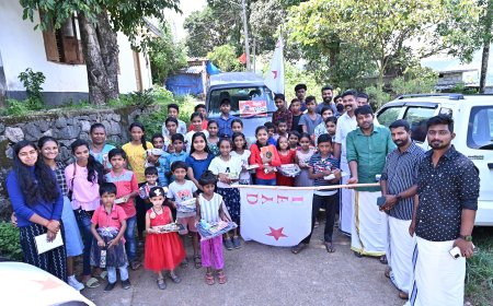 ഡിവൈഎഫ്‌ഐ കട്ടപ്പന ബ്ലോക്ക് കമ്മിറ്റിയുടെ പഠന വണ്ടി ഓടിത്തുടങ്ങി