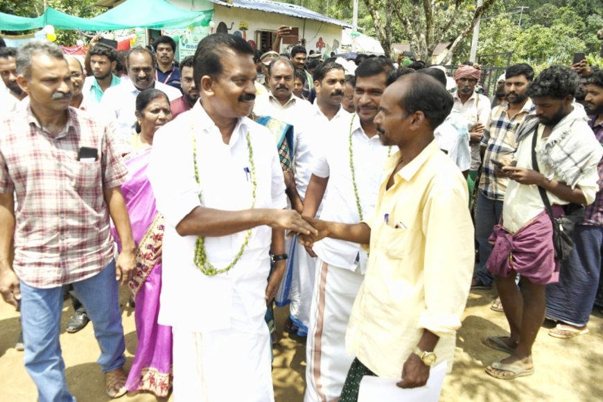 ഇടമലക്കുടിയിൽ അടിസ്ഥാന സൗകര്യങ്ങൾ ഉറപ്പാക്കും : മന്ത്രി കെ. രാധാകൃഷ്ണൻ