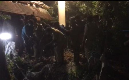 തൃശ്ശൂർ ചേർപ്പിൽ ദമ്പതികൾ ആൾമറിയില്ലാത്ത കിണറ്റിൽ വീണു