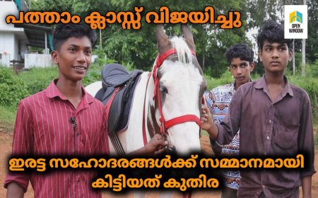 പരീക്ഷയിൽ ജയിച്ചാൽ കുതിര സമ്മാനം... വാക്ക് പാലിച്ച് ഇടുക്കി സ്വദേശികളായ മാതാപിതാക്കൾ..കുതിര സവാരിയുമായി ഇരട്ട സഹോദരങ്ങൾ