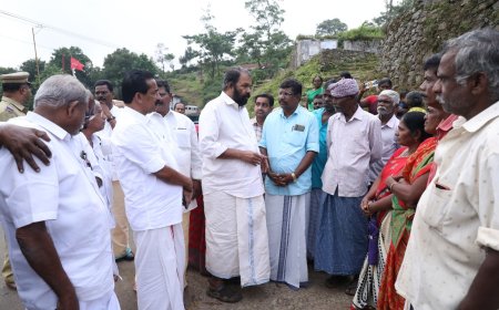 വണ്ടിപ്പെരിയാര്‍ മൗണ്ട് എസ്റ്റേറ്റ് ലയങ്ങള്‍ മന്ത്രി വി ശിവന്‍കുട്ടി സന്ദര്‍ശിച്ചു