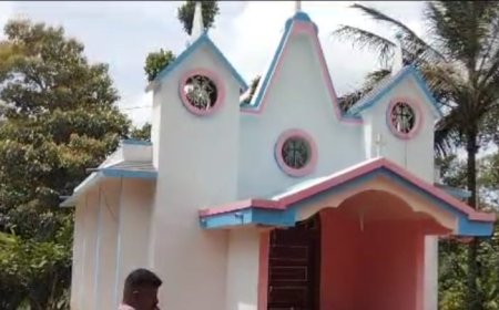 ഇടുക്കി നെടുങ്കണ്ടത്ത് ദേവാലയം കുത്തി തുറന്ന് മോഷണം