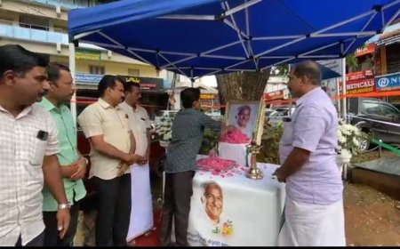 മുൻ മുഖ്യമന്ത്രി  ഉമ്മൻ ചാണ്ടിയുടെ നിര്യാണത്തിൽ കേരള എൻ ജി ഒ അസോസിയേഷൻ ഇടുക്കി ജില്ലാ കമ്മറ്റി അനുശോചനം രേഖ പ്പെടുത്തി