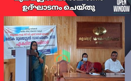മുലയൂട്ടലിന്റെ പ്രാധാന്യം സ്ത്രീകള്‍ മാത്രമല്ല, എല്ലാവരും മനസിലാക്കണം: ജില്ലാ കളക്ടര്‍