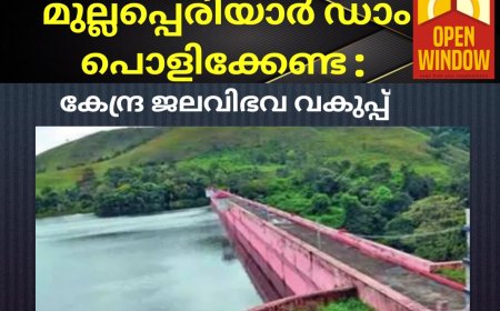 സുരക്ഷിതമെങ്കിൽ മുല്ലപ്പെരിയാർ ഡാം പൊളിക്കേണ്ട : കേന്ദ്ര ജലവിഭവ വകുപ്പ്