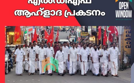 എല്‍ഡിഎഫ് ആഹ്‌ളാദ പ്രകടനം