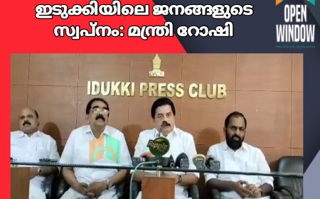 സമരക്കാർ കീറിയെറിഞ്ഞത് ഇടുക്കിയിലെ ജനങ്ങളുടെ സ്വപ്നം: മന്ത്രി റോഷി