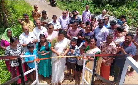 2018ലെ പ്രളയത്തിൽ തകർന്ന പാലം അഞ്ചു വർഷങ്ങൾക്ക് ശേഷം പൊതുജനങ്ങൾക്ക് തുറന്നു നൽകി.