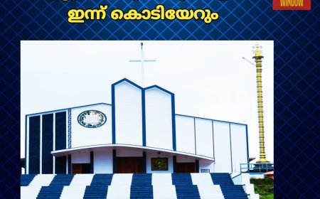 ഉപ്പുതറ സെന്റ് : മേരീസ്  പള്ളിയിലെ എട്ടുനോമ്പു തിരുന്നാളിന് ഇന്ന്  കൊടിയേറും