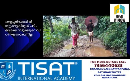 വൈദ്യുതി വകുപ്പിന്റെ എതിർപ്പ് മൂലം അയ്യപ്പൻകോവിൽ മാട്ടുക്കട്ട വില്ലേജ് പടി - കിഴക്കേ മാട്ടുക്കട്ട റോഡ് പണിയാനാകുന്നില്ല
