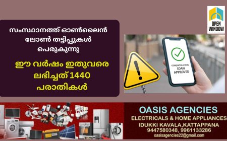 സംസ്ഥാനത്ത് ഓൺലൈൻ ലോൺ തട്ടിപ്പുകൾ പെരുകുന്നു:ഈ വർഷം ഇതുവരെ ലഭിച്ചത് 1440 പരാതികൾ
