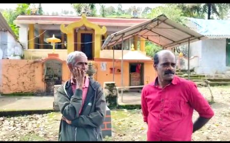 തസ്ക്കര ഭീഷണിയിൽ വണ്ടിപ്പെരിയാർ മേഖലയിലെ ക്ഷേത്രങ്ങൾ; വണ്ടിപ്പെരിയാർ ഇഞ്ചിക്കാട് ക്ഷേത്രത്തിന്റെ പൂട്ട് തകർത്ത നിലയിൽ കണ്ടെത്തി.