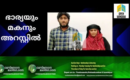 വണ്ടിപ്പെരിയാർ, യുവാവിനെ വീട് കയറി ആക്രമിച്ച സംഭവത്തിൽ ഭാര്യയും മകനും അറസ്റ്റിൽ