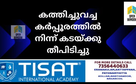 ഇടുക്കി മൂന്നാറിൽ കത്തിച്ചുവച്ച കർപ്പൂരത്തിൽനിന്ന് കടയ്ക്കു തീപിടിച്ചു