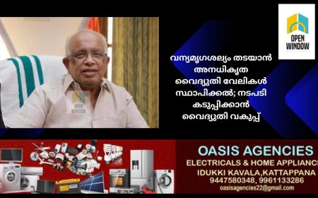 വന്യമൃഗശല്യം തടയാൻ അനധികൃത വൈദ്യുതി വേലികൾ സ്ഥാപിക്കൽ; നടപടി കടുപ്പിക്കാൻ വൈദ്യുതി വകുപ്പ്