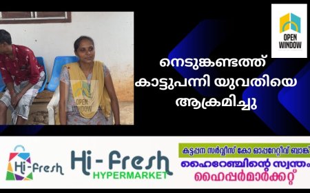 നെടുങ്കണ്ടത്ത് യുവതിയെ കാട്ടുപന്നി ആക്രമിച്ചു