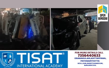 കുമളിയിൽ വാഹനാപകടം:ഒരാൾക്ക് ഗുരുതര പരിക്ക്