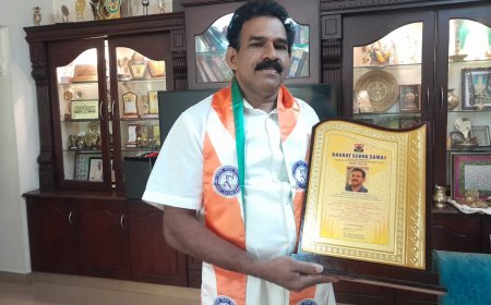 നാട്ടുവൈദ്യത്തിൽ ദേശിയ പുരസ്കാര നിറവിൽ ഇടുക്കി കാഞ്ചിയാർ  സ്വദേശി ധന്വന്തരൻ വൈദ്യൻ