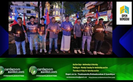 AIYF കട്ടപ്പന മുൻസിപ്പൽ കമ്മിറ്റിയുടെ നേതൃത്വത്തിൽ  കട്ടപ്പന ഗാന്ധി സ്ക്വയറിൽ
യുവതയുടെ ഐക്യ ദീപം എന്ന ആശയം ഉയർത്തിപ്പിടിച്ചുകൊണ്ട് മെഴുകുതിരി കത്തിച്ച്, പ്രതിജ്ഞ ചൊല്ലി, ഐക്യ ദീപം തെളിയിച്ചു