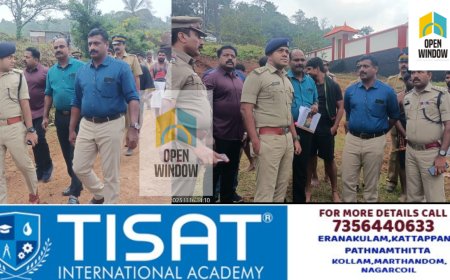 മണ്ഡലകാലത്തിന് തുടക്കമാകുന്നു. വണ്ടിപ്പെരിയാർ സത്രത്തിൽ ഒരുക്കങ്ങൾ വിലയിരുത്താൻ ഇടുക്കി  ജില്ലാ പൊലീസ് മേധാവി എത്തി