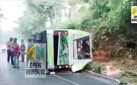 ശബരിമല തീര്‍ഥാടകര്‍ സഞ്ചരിച്ച ബസ് മറിഞ്ഞു:  ഒരു കുട്ടിയടക്കം ഏഴ് പേര്‍ക്ക് പരിക്ക്