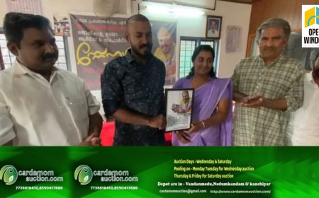 കാഞ്ചിയാർ
തൊപ്പിപ്പാള ഉദയാ ആർട്സ് & സ്പോർട്സ് ക്ലബ്ബിൻ്റെ നേതൃത്വത്തിൽ സോജൻ സ്വരാജിനെ ആദരിച്ചു