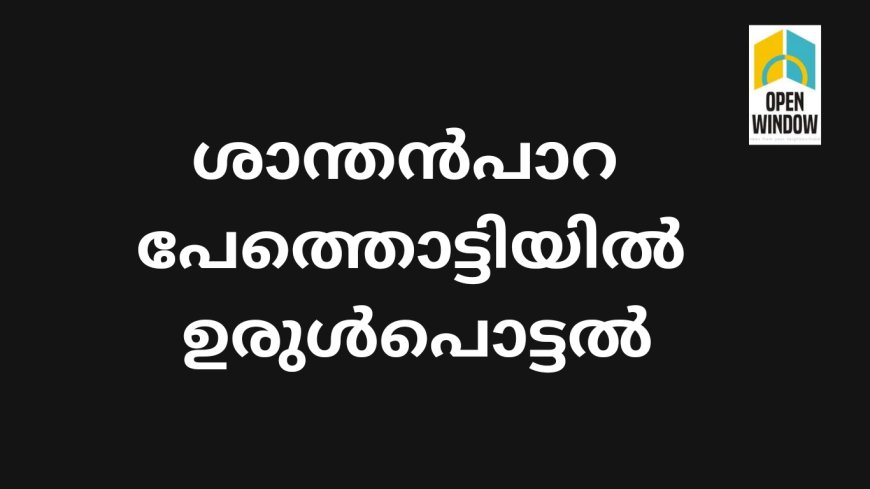 ശാന്തൻപാറ പേത്തൊട്ടിയിൽ ഉരുൾപൊട്ടൽ