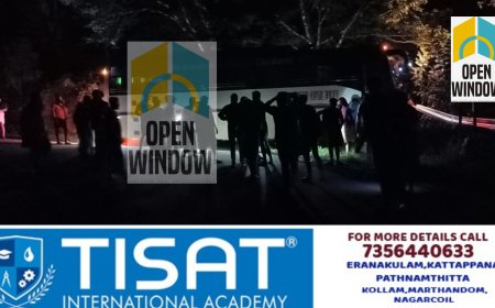 ഇടുക്കി തിങ്കൾകാട്ടിൽ ടൂറിസ്റ്റ് ബസ് അപകടത്തിൽപെട്ടു; ഒഴിവായത് വൻ ദുരന്തം