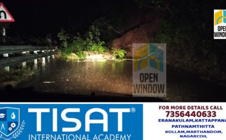 അന്തർ സംസ്ഥാന പാതയായ ബോഡിമെട്ട് ചുരത്തിൽ മണ്ണിടിച്ചിൽ;ഗതാഗത നിരോധനം