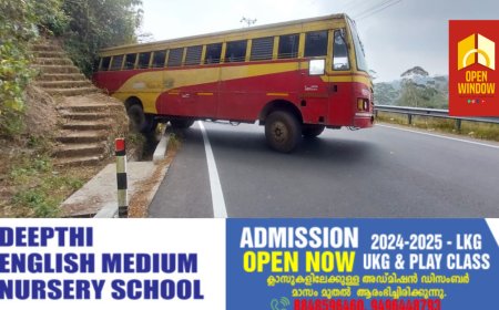 കുട്ടിക്കാനം പള്ളിക്കുന്നിന് സമീപം കെ എസ് ആർ ടി സി ബസ് അപകടത്തിൽ പെട്ടു