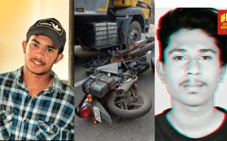 തൊടുപുഴ  കാഞ്ഞിരംകവലയ്ക്ക് സമീപം അപകടത്തിൽ രണ്ട് യുവാക്കൾ മരിച്ചു;ബൈക്കിൽ നിന്ന് യുവാക്കൾ തെറിച്ച് വീണത് ടോറസ് ലോറിയുടെ മുന്നിലേക്ക്