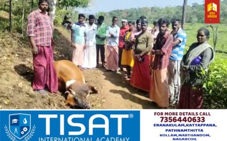 വണ്ടിപ്പെരിയാറിൽ വീണ്ടും കടുവയുടെ ആക്രമണം;   ഗ്രാമ്പി വെടിക്കുഴിയിൽ പശുവിനെ ചത്ത നിലയിൽ കണ്ടെത്തി