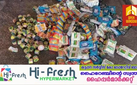 കട്ടപ്പന നഗരസഭാ ആരോഗ്യ വിഭാഗത്തിൻ്റെ നേതൃത്വത്തിൽ നടത്തിയ പരിശോധനയിൽ  നിരോധിത പാൻ മസാലകൾ  പിടികൂടി. മൂന്നു ചാക്കുകളിലായി രണ്ടായിരത്തോളം പാക്കറ്റ് പാൻ മസാലകൾ  പിടിച്ചെടുത്തു