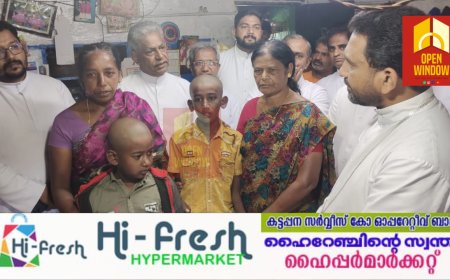 മൂന്നാര്‍ കന്നിമലയില്‍ കാട്ടാനയുടെ ആക്രമണത്തില്‍ കൊല്ലപ്പെട്ട മണിയുടെ ബന്ധുക്കളെ ഇടുക്കി രൂപതാ മെത്രാന്‍ മാര്‍ ജോണ്‍ നെല്ലിക്കുന്നേല്‍ സന്ദര്‍ശിച്ചു