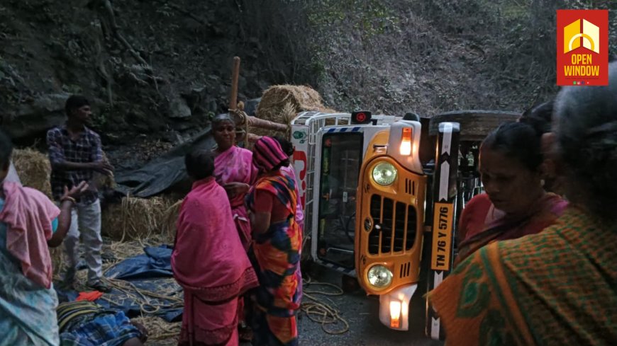 കമ്പംമെട്ടിൽ
വൈക്കോൽ കയറ്റി വന്ന വാഹനം പിന്നിലേക്ക് ഉരുണ്ടു;ഡ്രൈവറുടെ സഹായി ദാരുണമായി മരിച്ചു