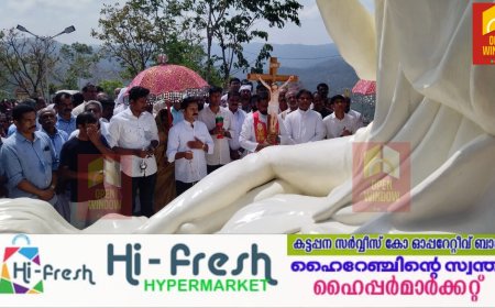 കിഴക്കിന്റെ കാൽവരി ഏഴു കും വയൽ കുരിശുമല ചവിട്ടിയത് കാൽ ലക്ഷത്തിലധികം വിശ്വാസികൾ