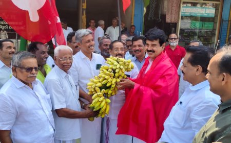 ജോയ്സ് ജോർജ്ജിന് മൂവാറ്റുപുഴയിൽ സ്നേഹോഷ്മള വരവേൽപ്പ്