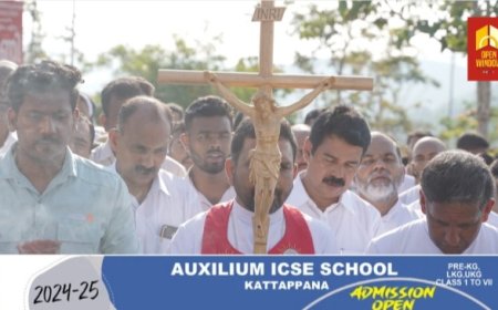 ദു:ഖ വെള്ളി ദിനത്തിൽ എഴുകുംവയൽ കുരിശുമല കയറി ജോയ്സ് ജോർജ്