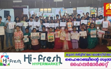 വോട്ട് ബോധവൽക്കരണവുമായി ഒരു ചിത്രകലാ ക്യാമ്പ്