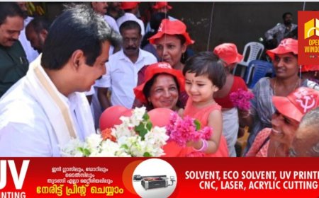 ഇടുക്കി പാര്‍ലമെന്റ് മണ്ഡലം എല്‍ഡിഎഫ് സ്ഥാനാര്‍ഥി ജോയ്‍സ് ജോര്‍ജിന്റെ തൊടുപുഴ മണ്ഡലം സ്വീകരണ പര്യടനം നടന്നു