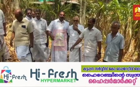 ജില്ലയിൽ കൊടുംവേനലിൽ നാശം സംഭവിച്ച കൃഷിയിടങ്ങൾ യുഡിഎഫ് ജില്ലാസമിതിയുടെ നേതൃത്വത്തിൽ സന്ദർശിച്ചു