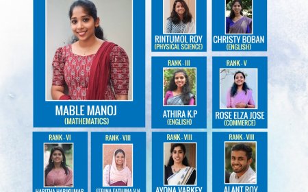 ജെ. പി. എം. ബി. എഡ്. കോളേജിൽ വീണ്ടും റാങ്കുകളുടെ തിളക്കം