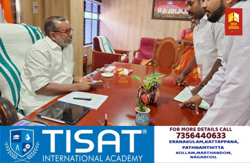 കടുത്ത വേനലും വരൾച്ചയുംമൂലം ക്ലേശിക്കുന്ന
ഹൈറേഞ്ചിലെ ഏലകർഷകർക്കുവേണ്ടി
കൃഷി മന്ത്രി പി. പ്രസാദിന് മുമ്പിൽ നിവേദനം സമർപ്പിച്ച് കട്ടപ്പന ഫൊറോന SMYM