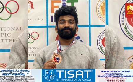 സാംബോ ഏഷ്യൻ ചാമ്പ്യൻഷിപ്പ് സ്വപ്നത്തിന് സാമ്പത്തികം തിരിച്ചടിയായിരിക്കുകയാണ് സാംബോ സൗത്തേഷ്യന്‍  താരം  കട്ടപ്പന സ്വദേശി ഹരീഷ് വിജയന്