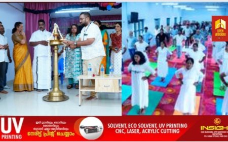 10-ാം മത്  അന്താരാഷ്ട്ര യോഗാ ദിനാചരണം ഇടുക്കി നാഷണൽ ആയുഷ് മിഷന്റെ  നേതൃത്വത്തിൽ തൊടുപുഴ ഡോക്ടർ എപിജെ അബ്ദുൽ കലാം എച്ച്എസ്എസ് സ്കൂളിൽ വച്ച് നടത്തി