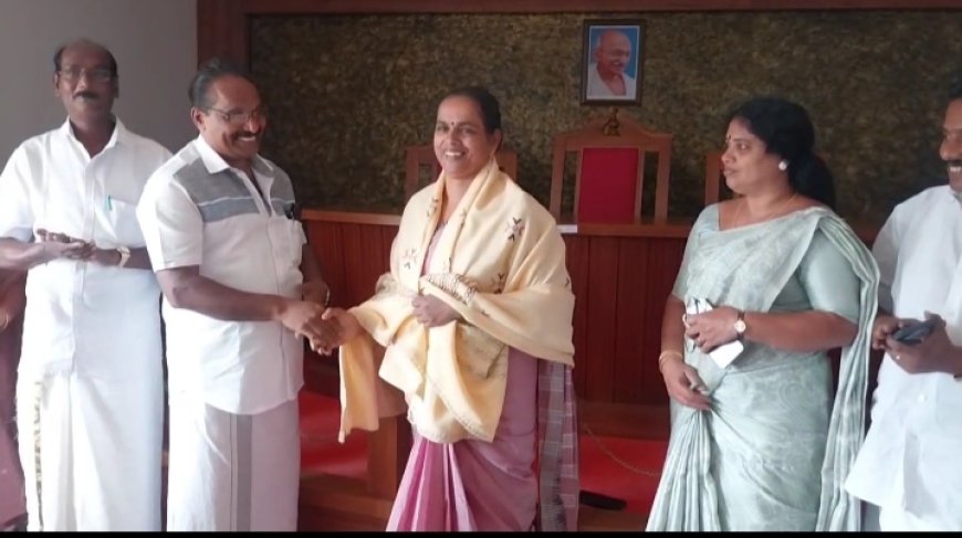 ഇരട്ടയാർ ഗ്രാമപഞ്ചായത്ത് വൈസ് പ്രസിഡൻ്റായി സി പി എമ്മിലെ രജനി സജി എതിരില്ലാതെ തിരഞ്ഞെടുക്കപ്പെട്ടു