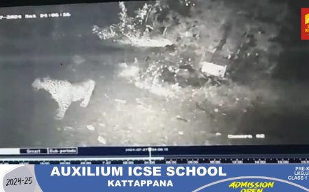 അയ്യപ്പൻകോവിൽ ചപ്പാത്ത് പുതുവലിൽ പുലി ഇറങ്ങി