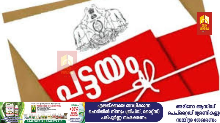 മലയോര പട്ടയം വിവരശേഖരണം :  ജൂലൈ 25 വരെ അപേക്ഷ നൽകാം